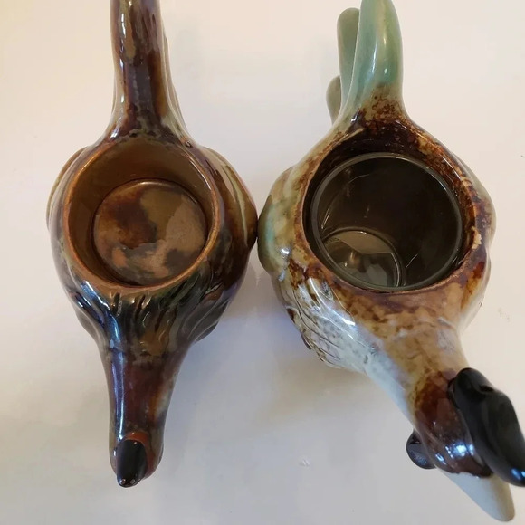 Yankee Candle set of 2 Ceramic Rooster/Chicken  Candle Votive/Tealight Holders. - Picture 5 of 11